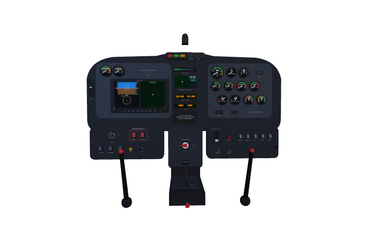 P2002JF panel, modelled