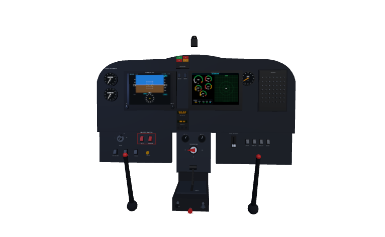 P2008 JC MkII panel, modelled