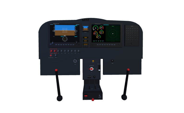 PS-28 Cruiser panel, modelled